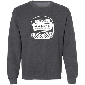 MDWST Ranch Crewneck Pullover Sweatshirt