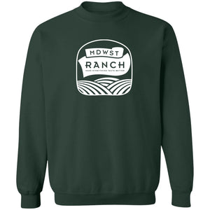 MDWST Ranch Crewneck Pullover Sweatshirt