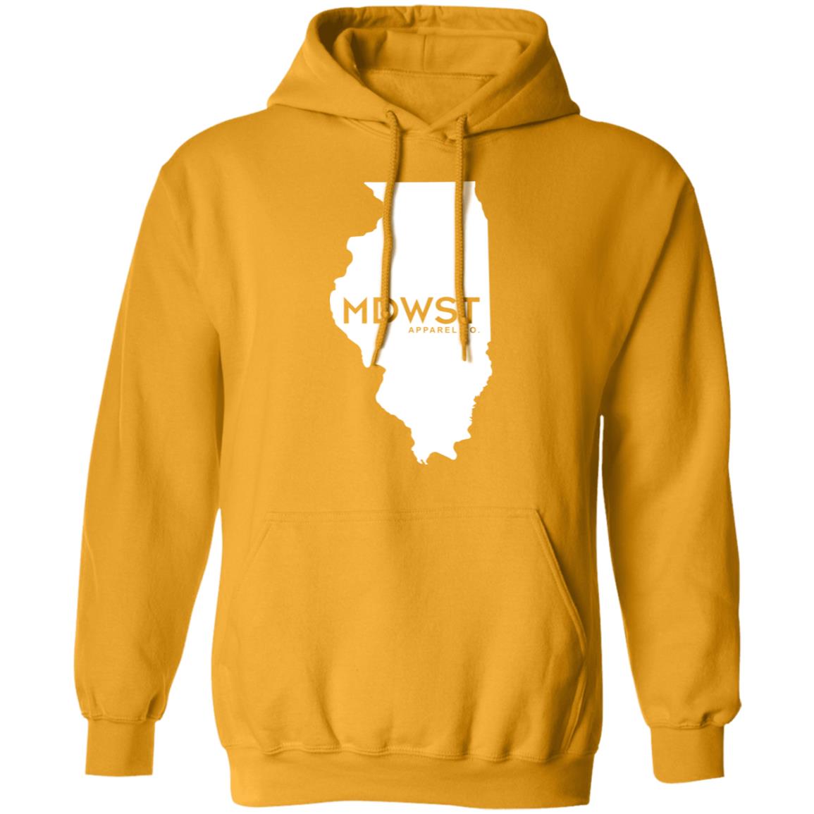 Illinois Front Men's Pullover Hoodie