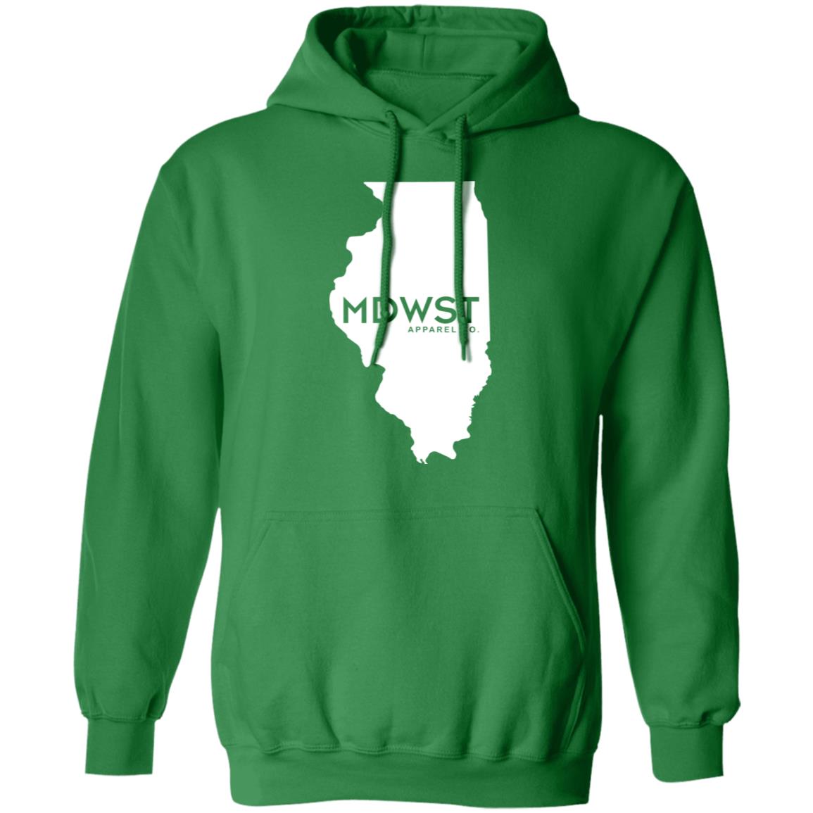 Illinois Front Men's Pullover Hoodie