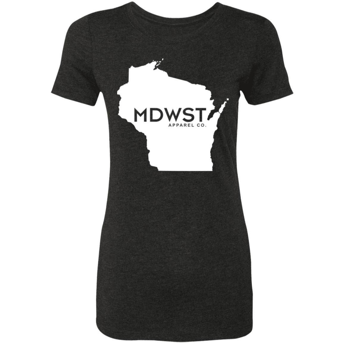 Wisconsin Front Ladies' Triblend T-Shirt