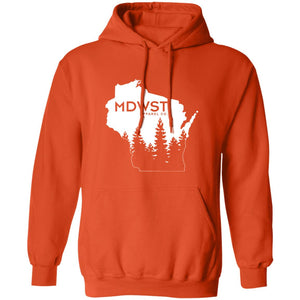 Wisconsin Pine Tree Men's Pullover Hoodie