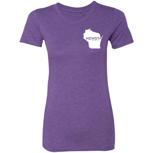 Wisconsin Ladies' Triblend T-Shirt