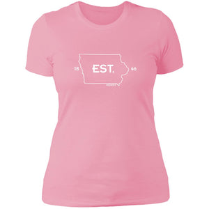 Iowa Est. Ladies' Boyfriend T-Shirt