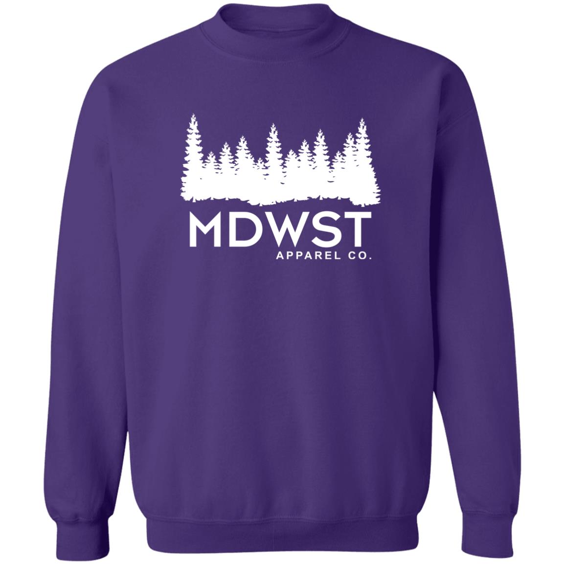 MDWST Pines Crewneck Pullover Sweatshirt