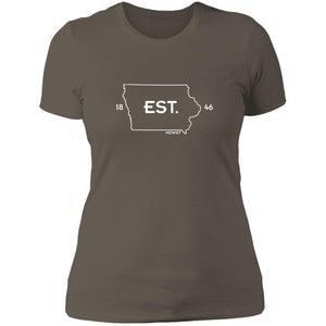 Iowa Est. Ladies' Boyfriend T-Shirt