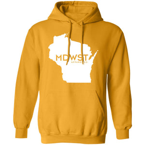 Wisconsin Front Men's Pullover Hoodie