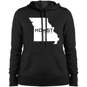 Missouri Front Ladies' Pullover Hooded Sweatshirt