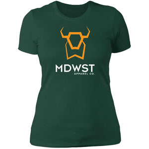 MDWST Bison Ladies' Boyfriend T-Shirt