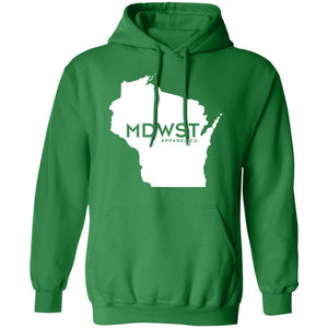 Wisconsin Front Men's Pullover Hoodie