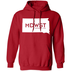 South Dakota Front Men's Pullover Hoodie