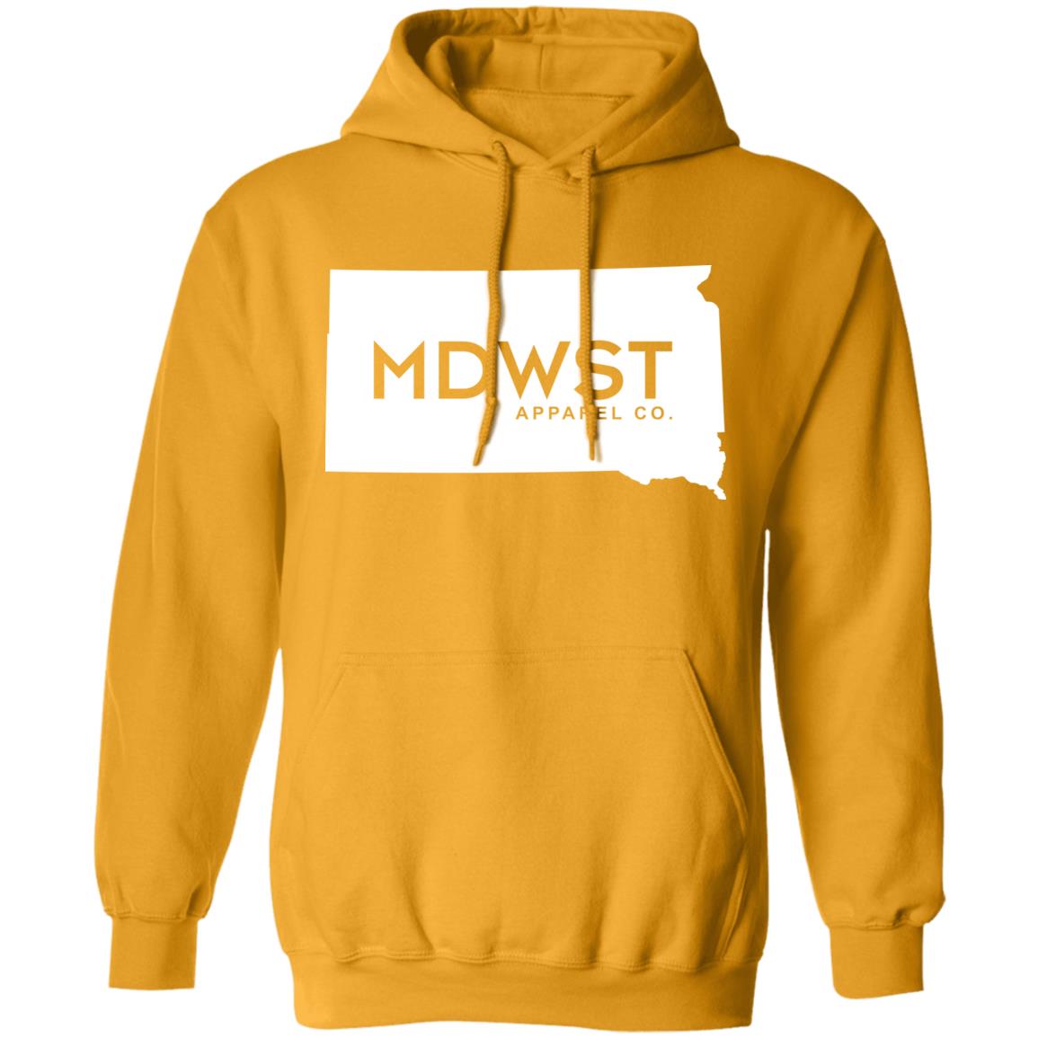 South Dakota Front Men's Pullover Hoodie