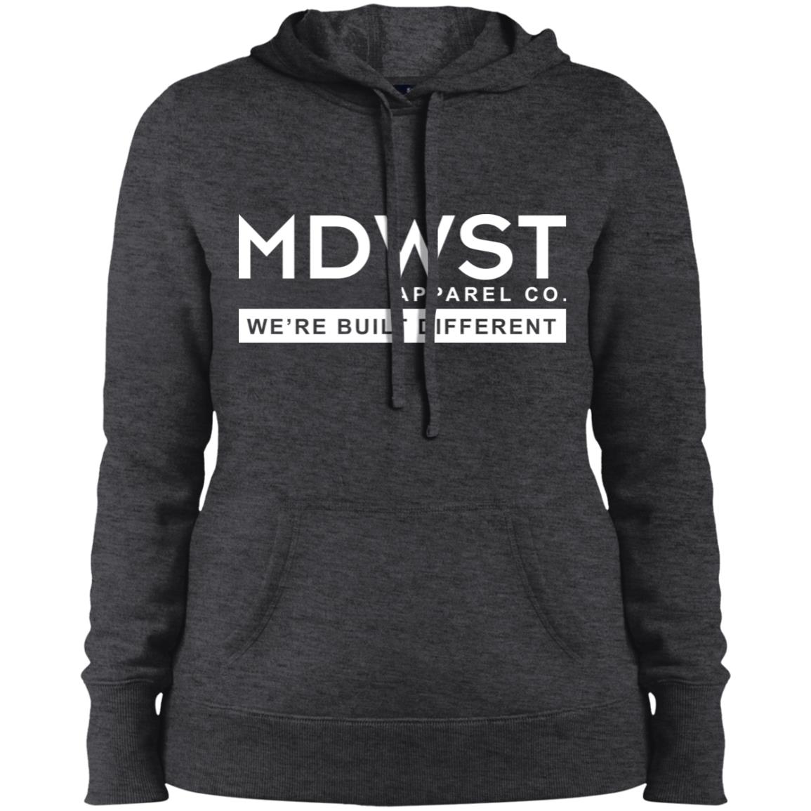 MDWST Built Different Ladies' Pullover Hooded Sweatshirt