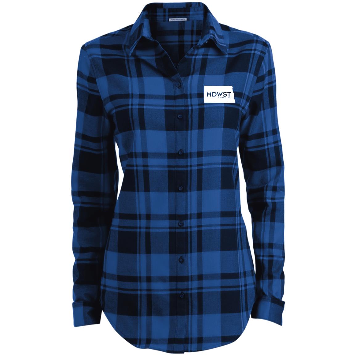 North Dakota Ladies' Plaid Flannel Tunic