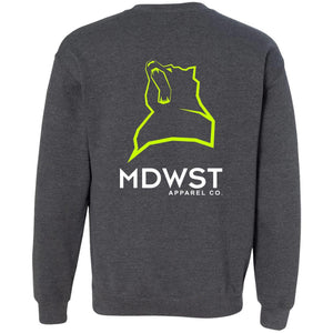 MDWST Bear Crewneck Pullover Sweatshirt