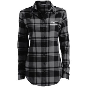 MDWST Built Different Ladies' Plaid Flannel Tunic