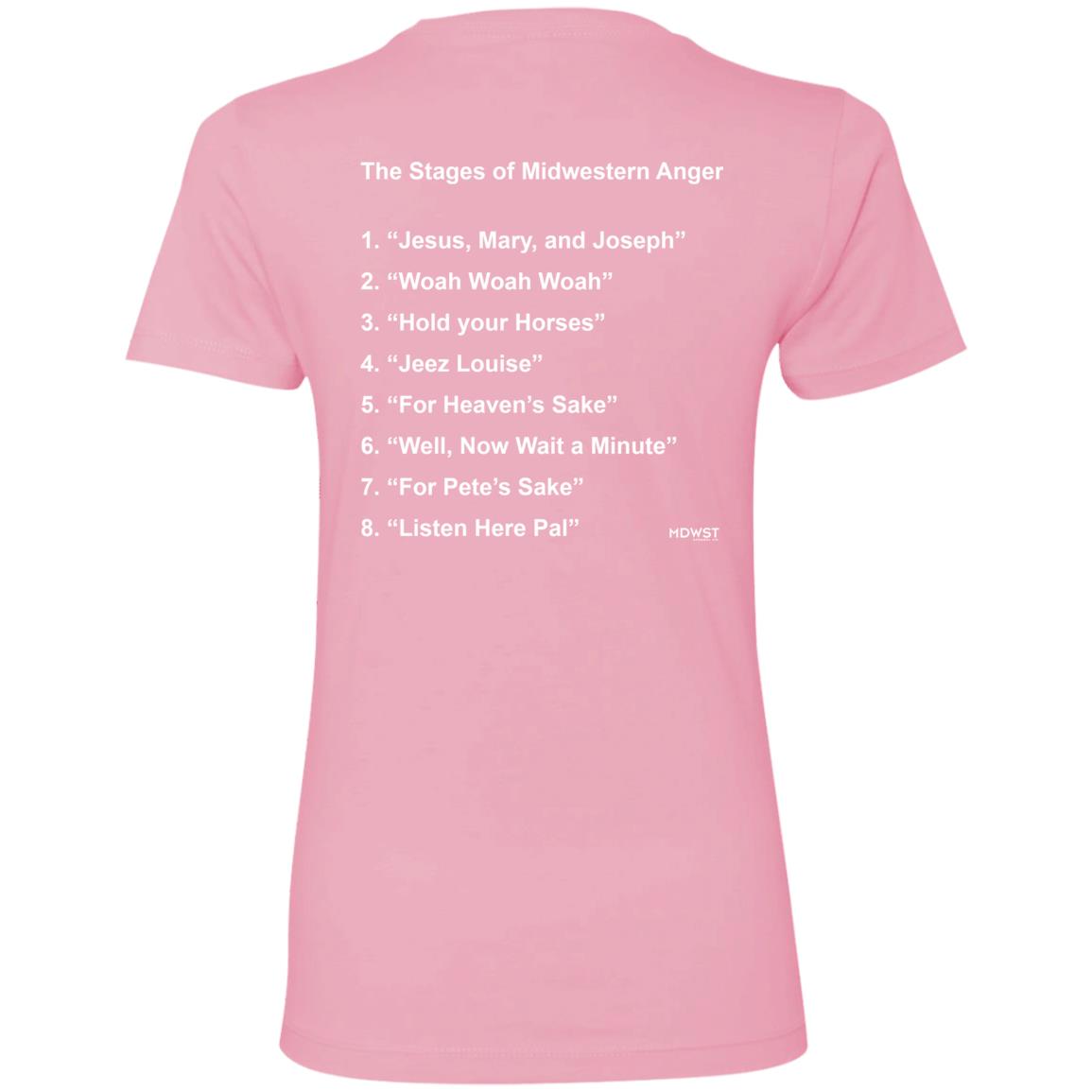 MDWST Anger Ladies' Boyfriend T-Shirt