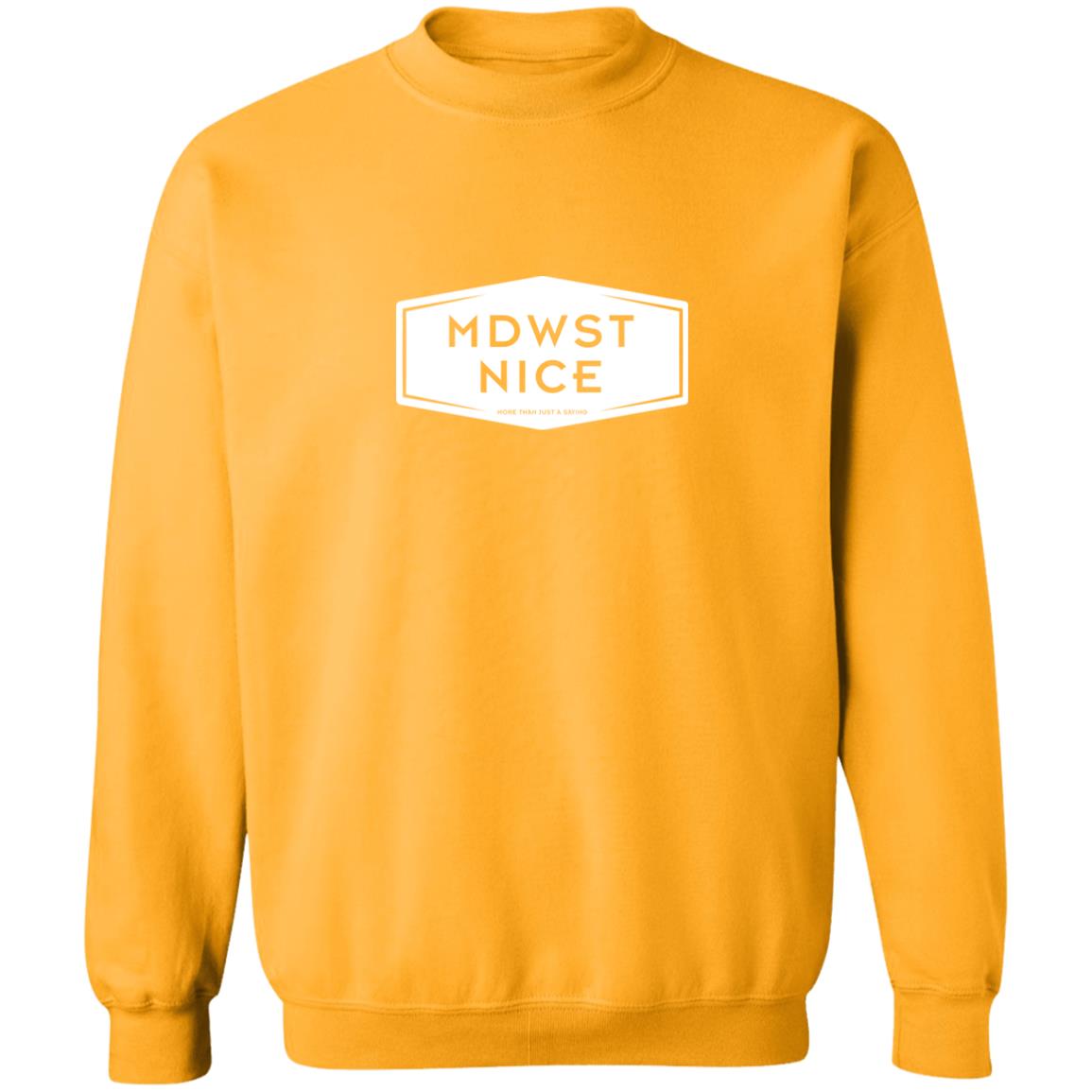 MDWST Nice Crewneck Pullover Sweatshirt