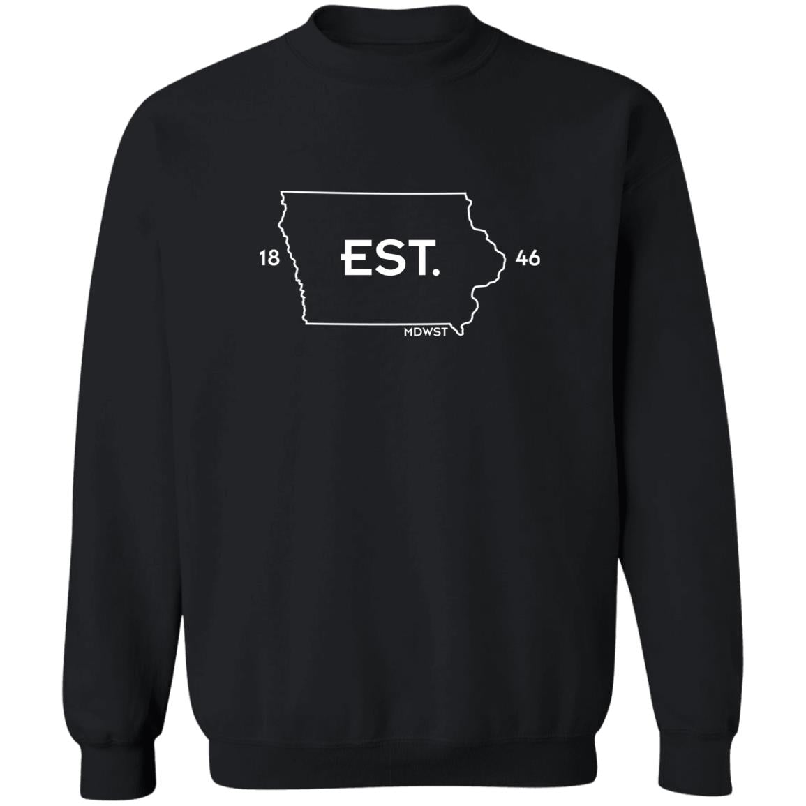 Iowa Est. Crewneck Pullover Sweatshirt