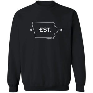 Iowa Est. Crewneck Pullover Sweatshirt