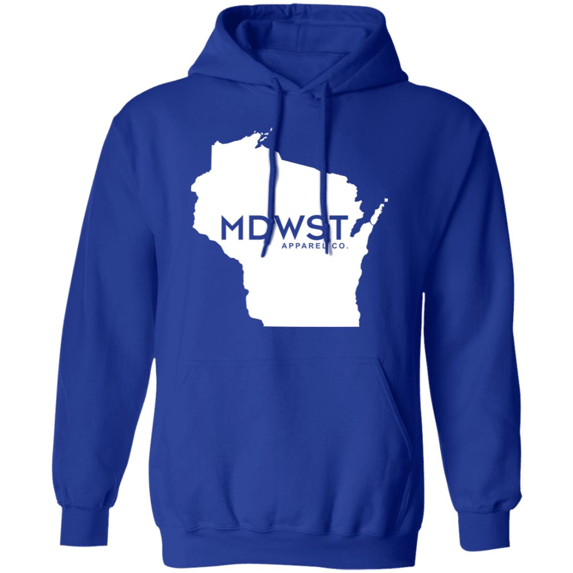 Wisconsin Front Men's Pullover Hoodie