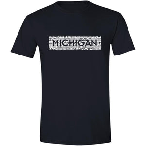 Michigan Text Men's T-Shirt