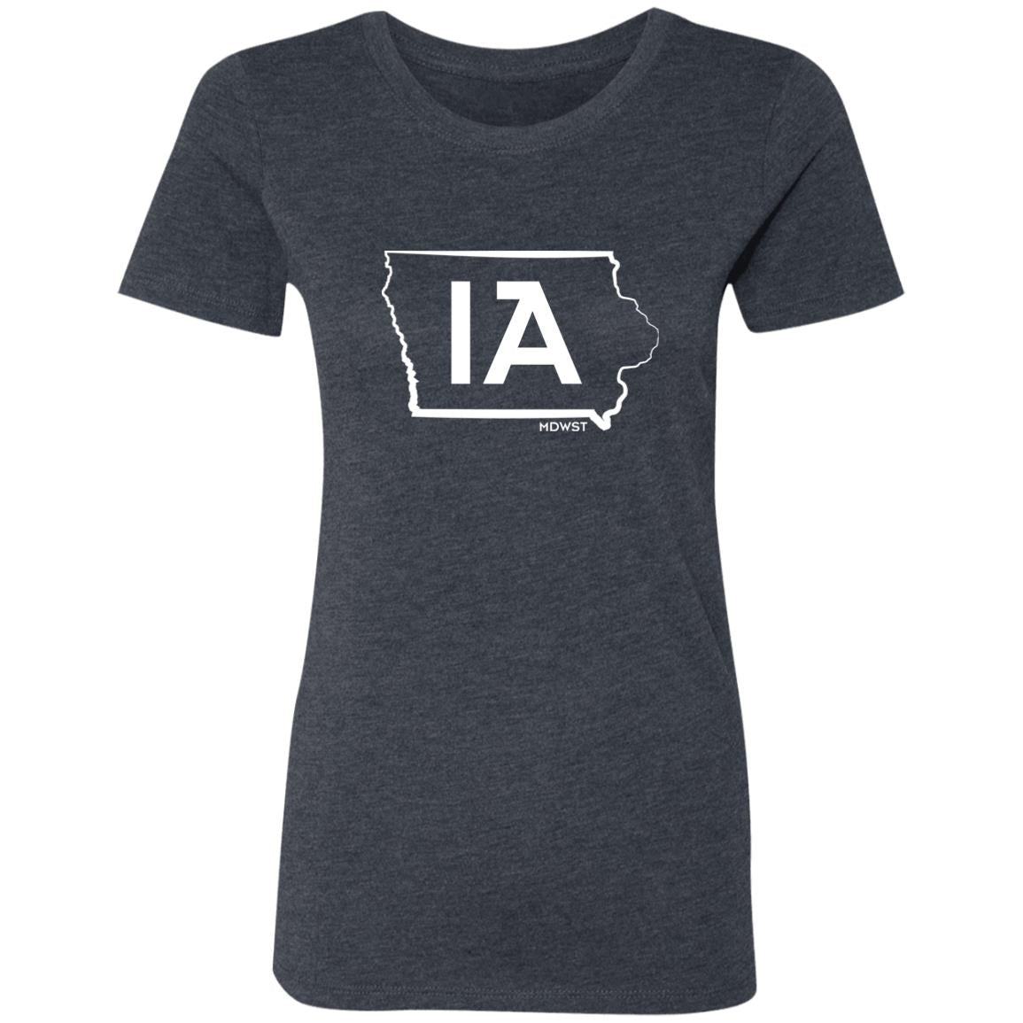 IA Outline Ladies' Triblend T-Shirt