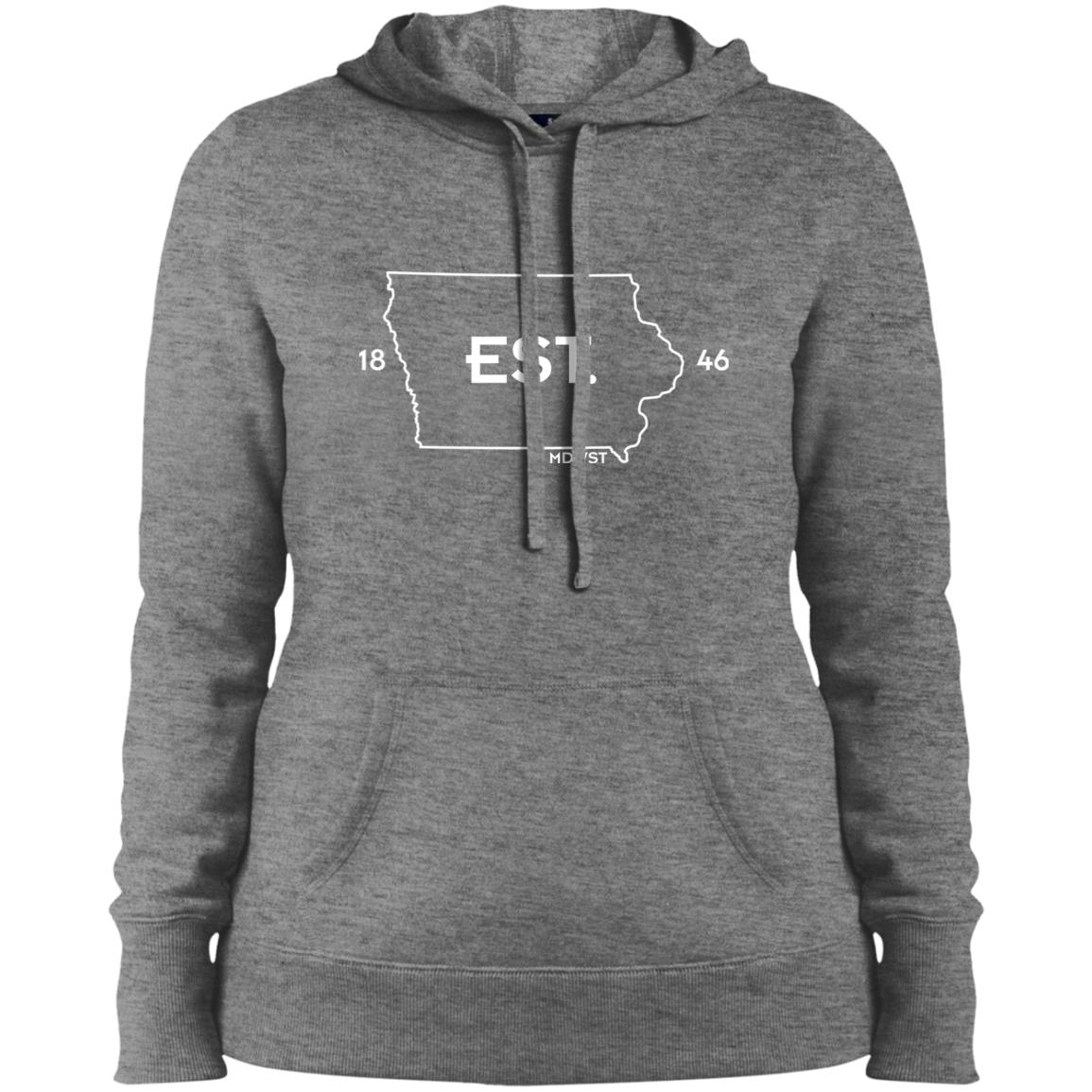 Iowa Est. Ladies' Pullover Hooded Sweatshirt