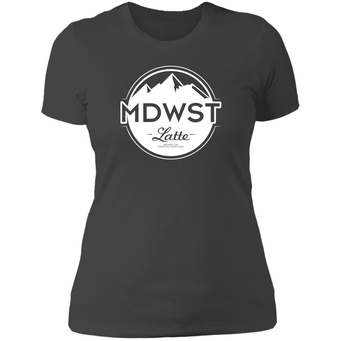 MDWST Latte Ladies' Boyfriend T-Shirt