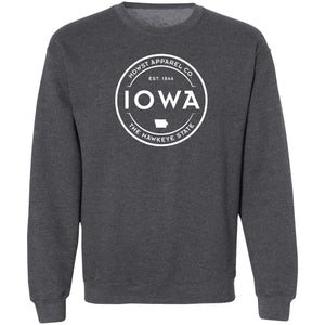 Iowa Crest Crewneck Pullover Sweatshirt