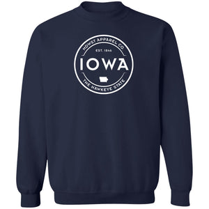 Iowa Crest Crewneck Pullover Sweatshirt