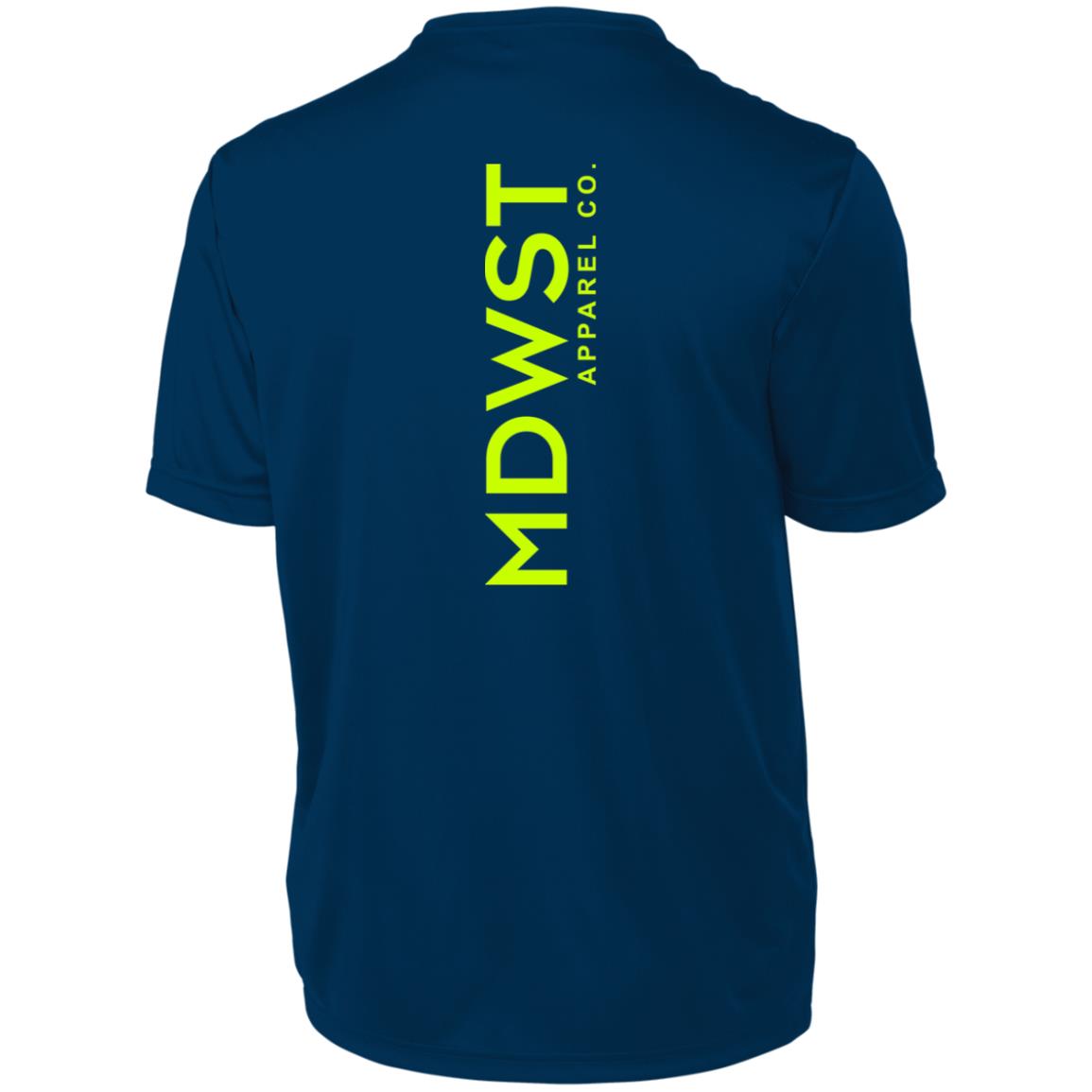 MDWST Vert Lime Moisture-Wicking Tee