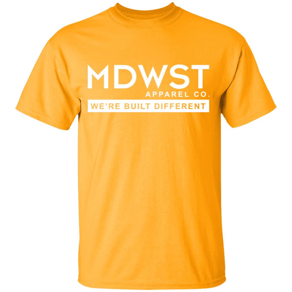 MDWST Built Different Front Youth 5.3 oz 100% Cotton T-Shirt