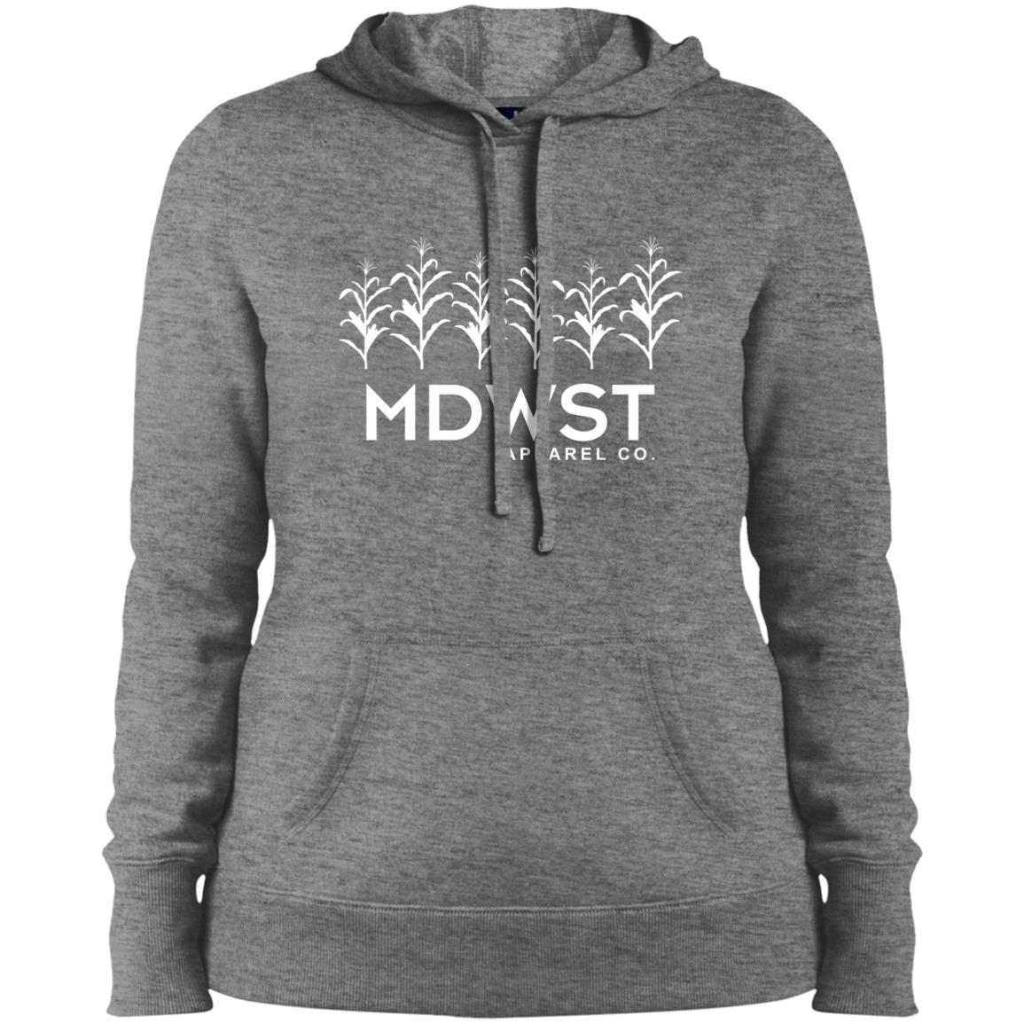 MDWST Corn Ladies' Pullover Hooded Sweatshirt