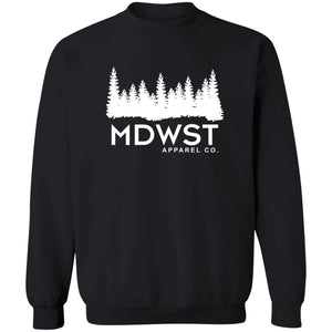 MDWST Pines Crewneck Pullover Sweatshirt