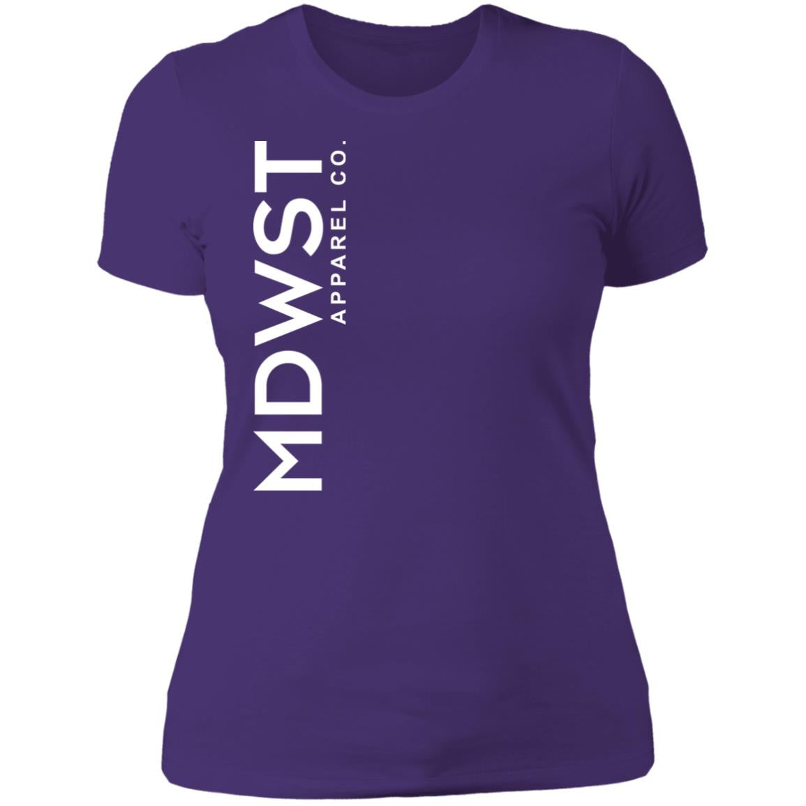 MDWST Vertical Ladies' Boyfriend T-Shirt