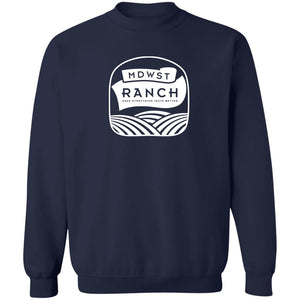 MDWST Ranch Crewneck Pullover Sweatshirt