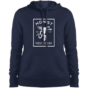 MDWST Mouthwash Ladies' Pullover Hooded Sweatshirt