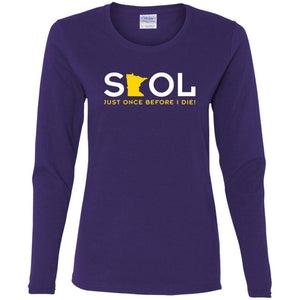 SKOL Ladies' Cotton LS T-Shirt