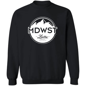 MDWST Latte Crewneck Pullover Sweatshirt