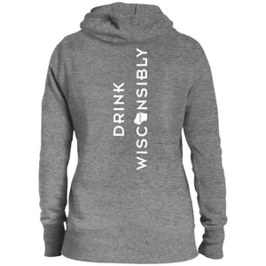 Drink Wisconsibly Ladies' Pullover Hooded Sweatshirt