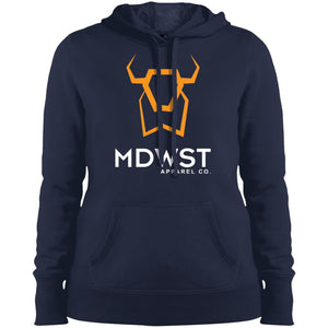 MDWST Bison Ladies' Pullover Hooded Sweatshirt