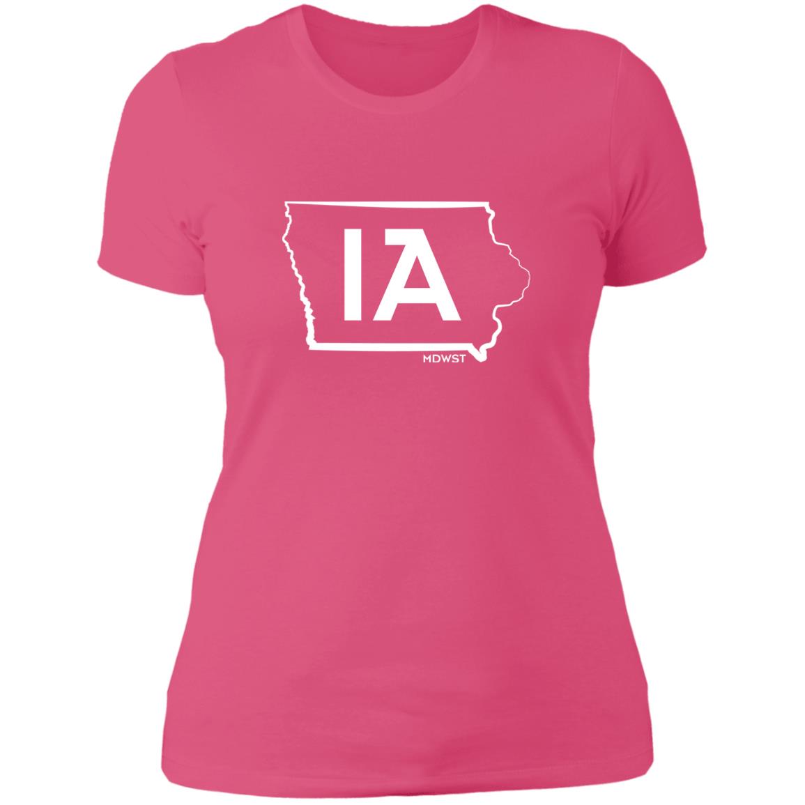 IA Outline Ladies' Boyfriend T-Shirt