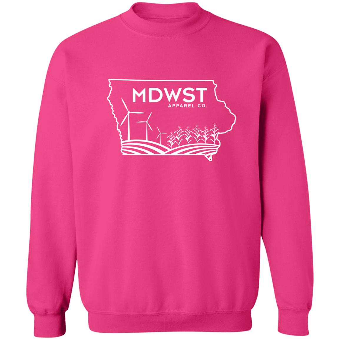 Iowa Landscape Crewneck Pullover Sweatshirt