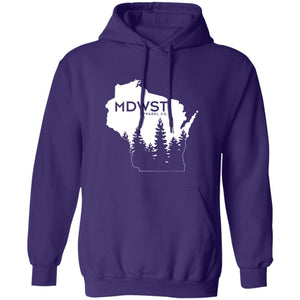 Wisconsin Pine Tree Men's Pullover Hoodie