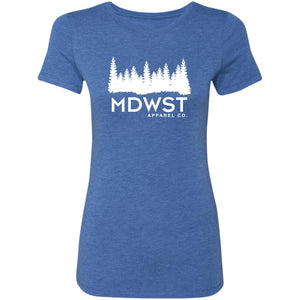 MDWST Pines Ladies' Triblend T-Shirt