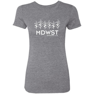 MDWST Corn Ladies' Triblend T-Shirt