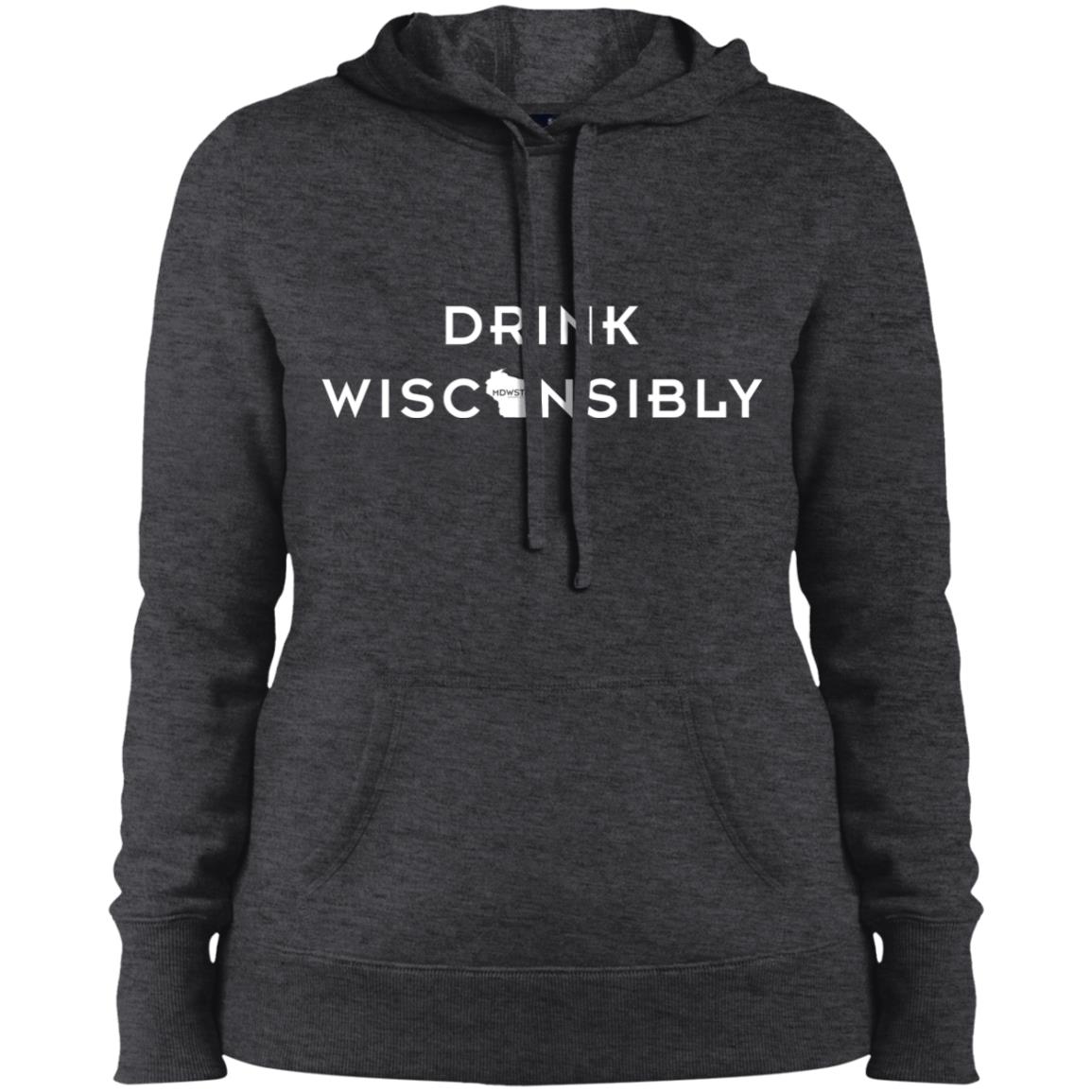 Drink Wisconsibly Ladies' Pullover Hooded Sweatshirt