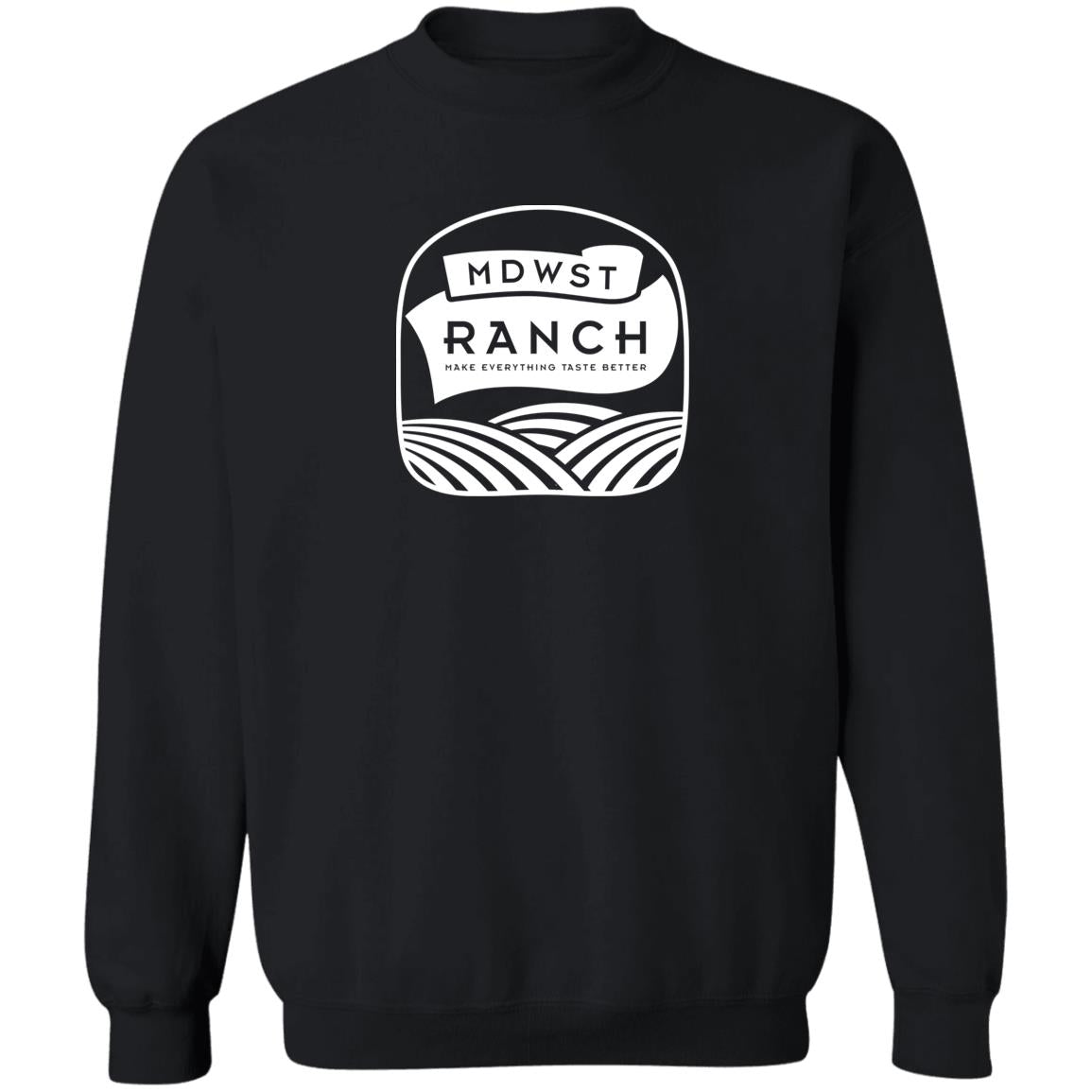 MDWST Ranch Crewneck Pullover Sweatshirt