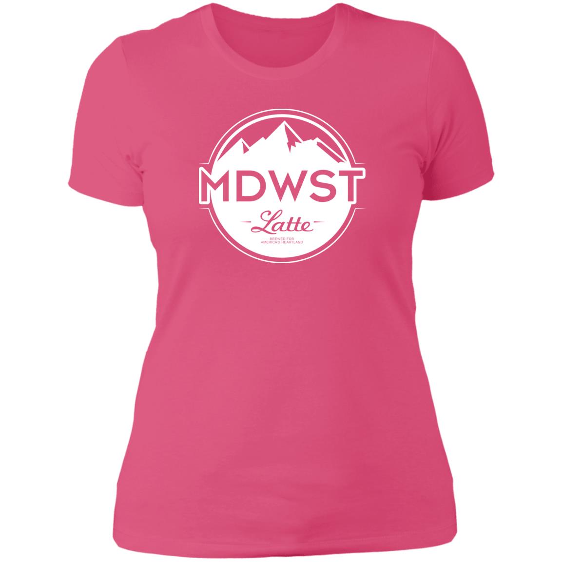 MDWST Latte Ladies' Boyfriend T-Shirt